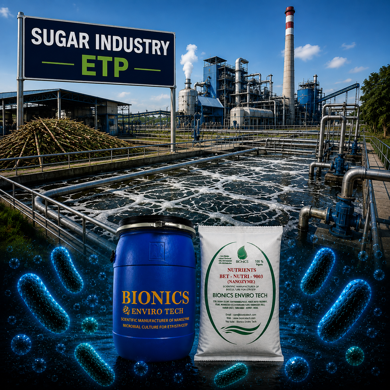 Sugar Industry wastewater treatment case study